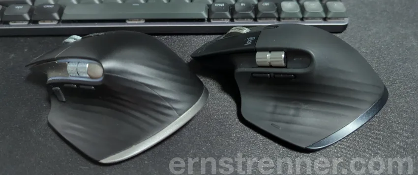 Side-by-side comparison of the AliExpress M10 and Logitech MX S3 mice, highlighting key features and differences for tech enthusiasts.